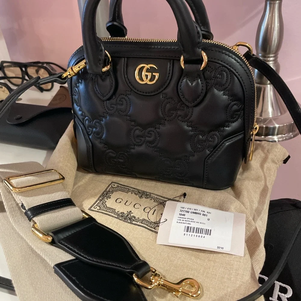 New Gucci Gg Matelasse Leather Handbag‎